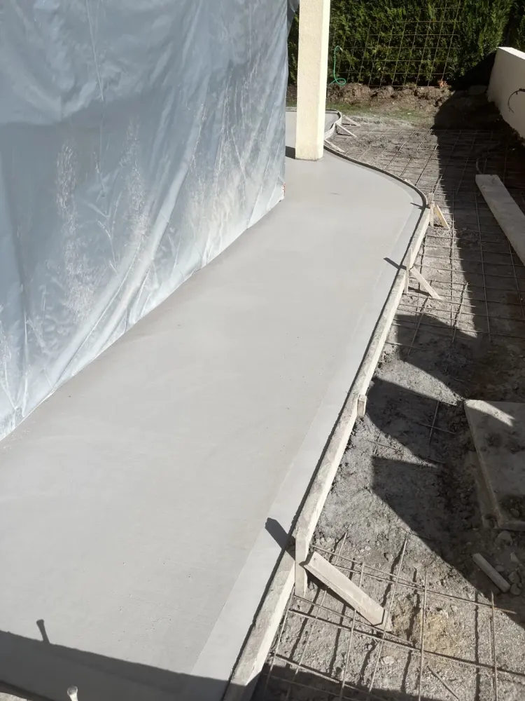 Création de terrasse près de Coucouron